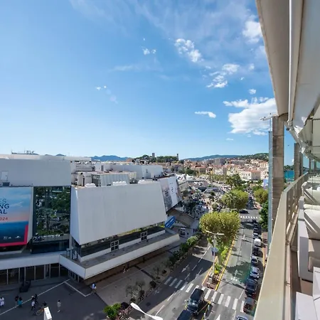 1-br On The Croisette Palais Des Festivals Lägenhet Cannes