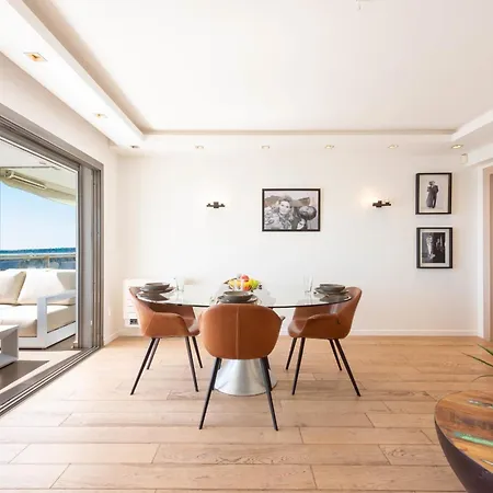 1-br On The Croisette Palais Des Festivals Lägenhet